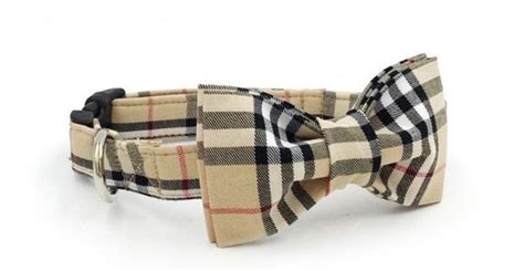 burberry pink dog collar|burberry bow tie dog collar.